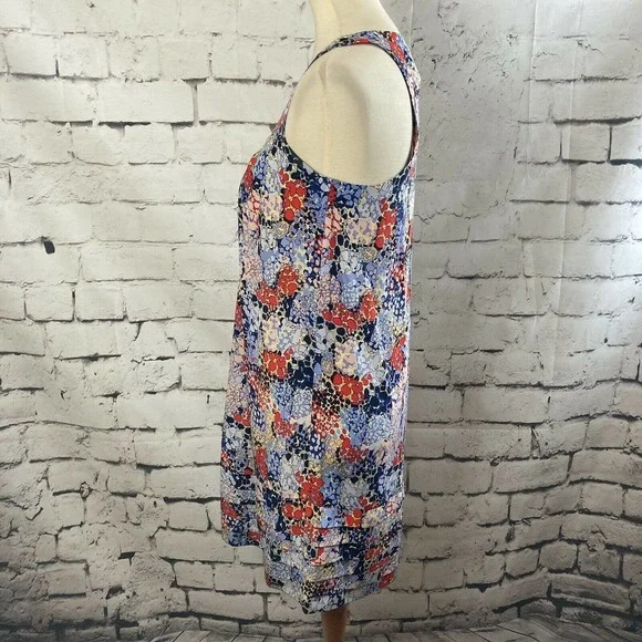 Ali Ra Womens 100% silk Sleeveless floral dress Size 4 - Picture 2 of 11